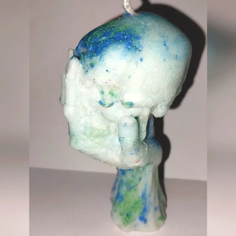 Hand crafted limited edition from our Raging skull candls collection